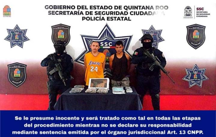 Operativo Policial Desarticula a Dos Individuos Armados por Tráfico de Drogas en Zona Residencial